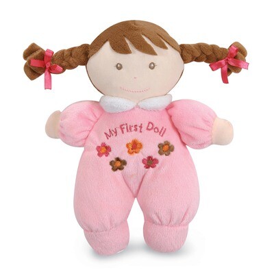Pink Brown Hair My First Doll GM15953, MPN: GM15953, 737505112104