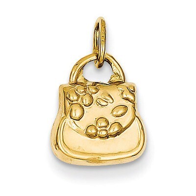 3-D Purse Charm 14k Gold C3219, MPN: C3219, 883957898018