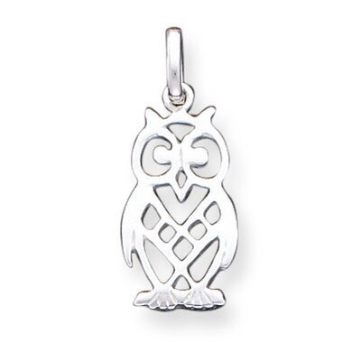 Owl Charm Sterling Silver QC4051, MPN: QC4051, 883957909271