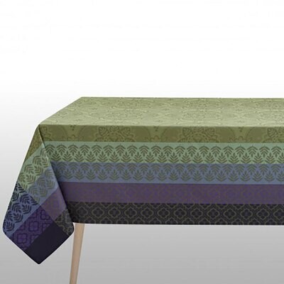 Le Jacquard Francais Bastide Olive Coated Tablecloth 59 x 59 Inch 25563, MPN: 25563, 3660269255633