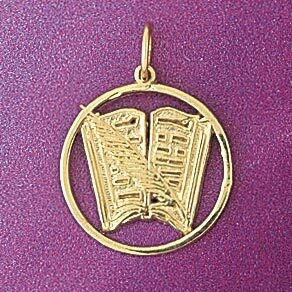 Dazzlers Jewelry Writer Pendant Necklace Charm Bracelet in Yellow, White or Rose Gold 6290, MPN: DZ…