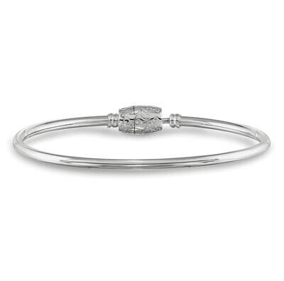Bangle with Silver Clasp Bead Sterling Silver QRS3946, MPN: QRS3946,