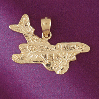 Dazzlers Jewelry Airplane Pendant Necklace Charm Bracelet in Yellow, White or Rose Gold 4449, MPN: …