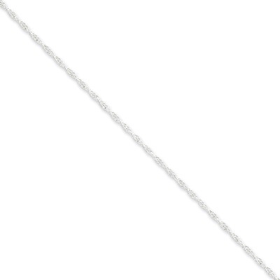 18 Inch 1.95mm Loose Rope Chain Sterling Silver QFC46-18, MPN: QFC46-18, 883957083759