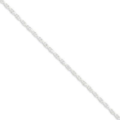 24 Inch 2.75mm Loose Rope Chain Sterling Silver QFC44-24, MPN: QFC44-24, 883957943077