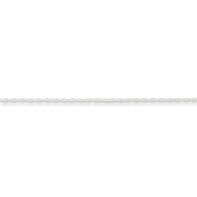 20 Inch 1.25mm Loose Rope Chain Sterling Silver QPE65-20, MPN: QPE65-20, 886774408163
