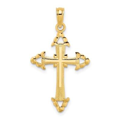 with Arrow Cross Charm 14k Gold Diamond-cut K8559, MPN: K8559, 637218083930