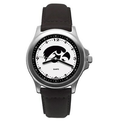 University of Iowa Woman&#39;s Rookie Watch With Black Strap UIA110