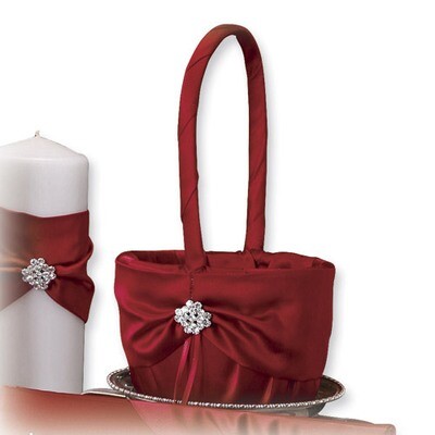 Claret Garbo Flower Basket GM4045