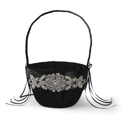 Black Adriana Flower Basket GM15196