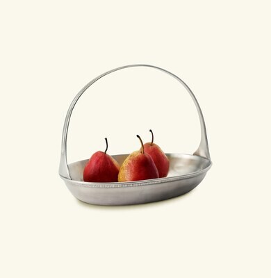 Match Pewter Oval Basket Bowl Medium a531.0, MPN: a531.0,