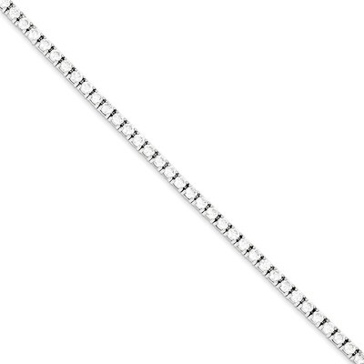 Tennis Bracelet Sterling Silver Diamond QX355CZ, MPN: QX355CZ, 883957261225