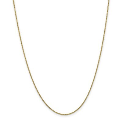 1.5mm Cable Chain Anklet 10k Gold 10PE54-10, MPN: 10PE54-10, 191101599460