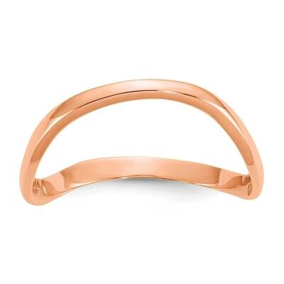 Wave Fashion Thumb Ring 10k Rose Gold 10K5785, MPN: 10K5785, 191101725883