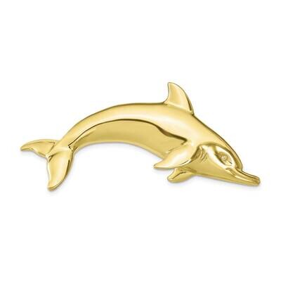 Fits Up To 6Mm 8Mm Swimming Dolphin Slide 10k Gold 10D2849, MPN: 10D2849, 63721818828
