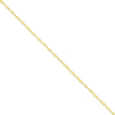 1.70mm Singapore Chain 24 Inch 14k Gold PEN10-24, MPN: PEN10-24, 886774430539