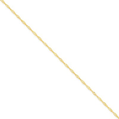 1.6mm Singapore Chain 14 Inch 14k Gold PEN52-14, MPN: PEN52-14, 886774537214