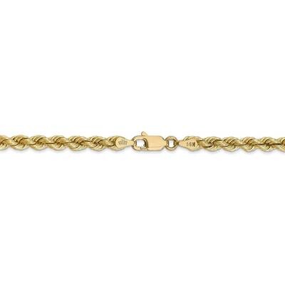 26 Inch 4mm Regular Rope Chain 14k Yellow Gold 030S-26, MPN: 030S-26, 886774036304
