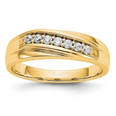 Diamond Men&#39;s Band 14k Yellow Gold RM3468B-025-YAA, MPN: RM3468B-025-YAA,