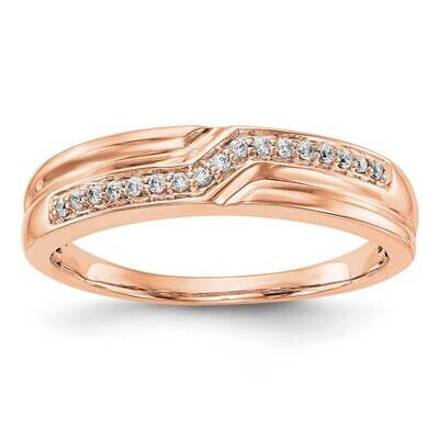 Diamond Men&#39;s Band 14k Rose Gold RM3510B-010-RAA, MPN: RM3510B-010-RAA,