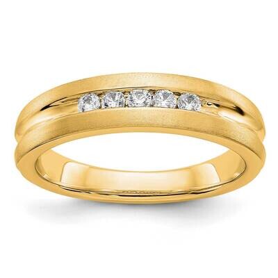 Diamond Men&#39;s Band 14k Yellow Gold RM3480B-025-YAA, MPN: RM3480B-025-YAA,