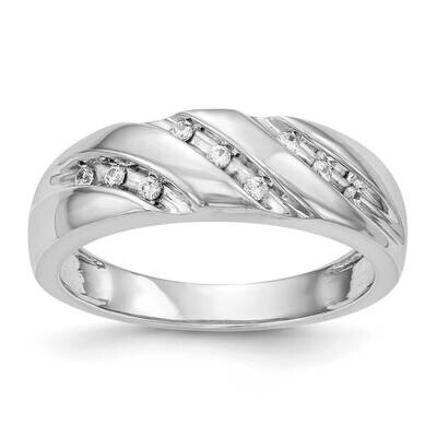 Complete Diamond Trio Men&#39;s Wedding Band 14k White Gold RM3164B-G-013-WAA, MPN: RM3164B-G-013-WAA,