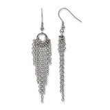 Dangle Earrings - Stainless Steel SRE680 by Chisel, MPN: SRE680, 886774261164