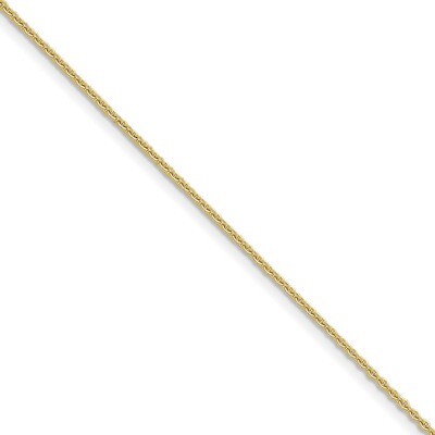 2mm Solid Polished Cable Chain Anklet 10k Gold 10PE138-9, MPN: 10PE138-9, 191101598456