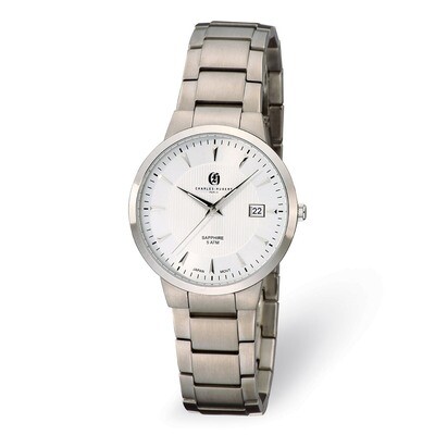 Charles Hubert Titanium Silver Dial Ultra Slim Men&#39;s Watch XWA5511, MPN: XWA5511, 848870007916