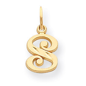 Initial S Charm 14k Gold C565S, MPN: C565S, 886774090931