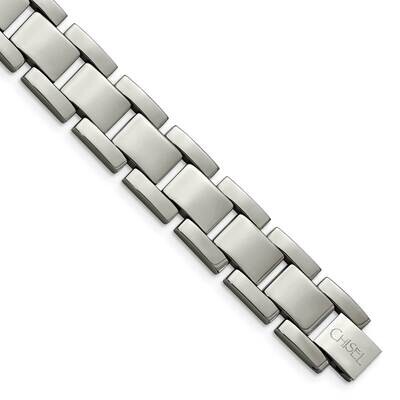 Polished 8.5 Inch Bracelet Titanium TBB105-8.5 by Chisel, MPN: TBB105-8.5, 883957874166