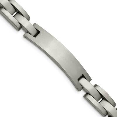 Brushed ID 8.75 Inch Bracelet Titanium TBB122-8.75 by Chisel, MPN: TBB122-8.75, 883957874289