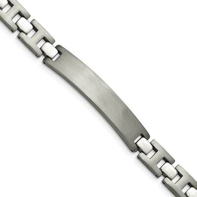 Brushed and Polished ID 8.5 Inch Bracelet Titanium TBB121-8.5 by Chisel, MPN: TBB121-8.5, 883957874…