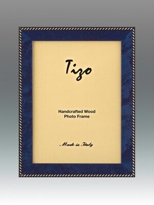 Tizo Zebra 5 x 7 Inch Wood Picture Frame - Blue, MPN: OBL20RB-57,