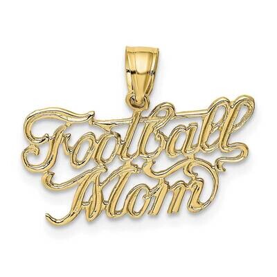 Football Mom Charm 10k Gold 10K3597, MPN: 10K3597,
