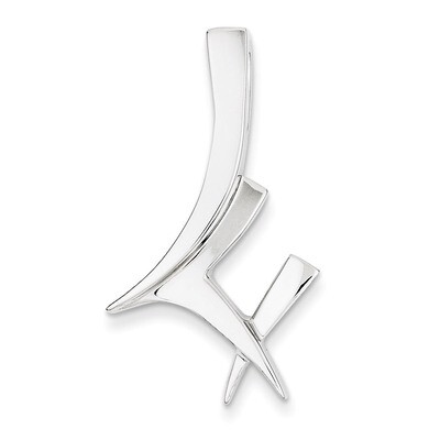 Fancy Slide 14k White Gold SLW101, MPN: SLW101, 883957443461