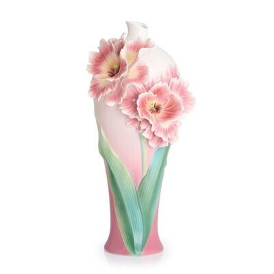 Franz Porcelain Parrot Tulip Large Vase FZ02853, MPN: FZ02853,