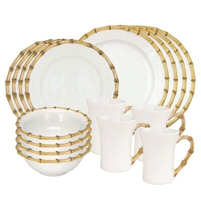Juliska Bamboo 16 Piece Set KM200SET/34, MPN: KM200SET/34, 810090260976