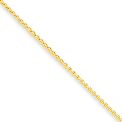 1mm Spiga Chain 9 Inch 10k Gold 10SPG025-9, MPN: 10SPG025-9, 886774434780