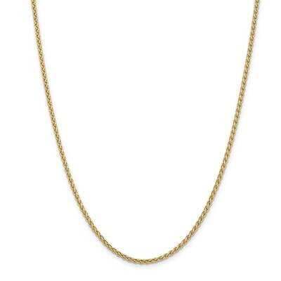 2.8mm Spiga Chain 26 Inch 14k Gold PEN14-26, MPN: PEN14-26, 883957172712