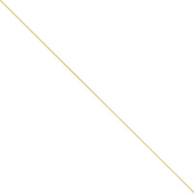 0.80mm Spiga Pendant Chain 6 Inch 14k Gold PEN161-6, MPN: PEN161-6, 886774103907