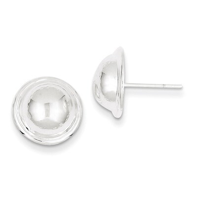 Circle Earrings Sterling Silver QE3492, MPN: QE3492, 883957927084