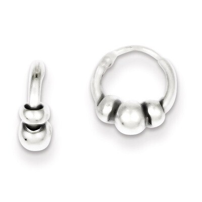 Hoop Earrings Sterling Silver QE4667, MPN: QE4667, 883957932781