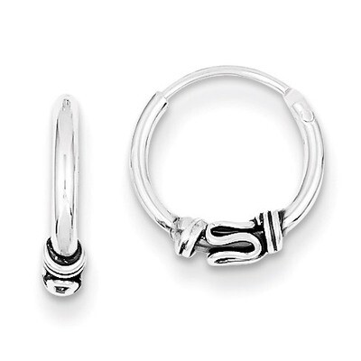 Hoop Earrings Sterling Silver QE4742, MPN: QE4742, 883957933399
