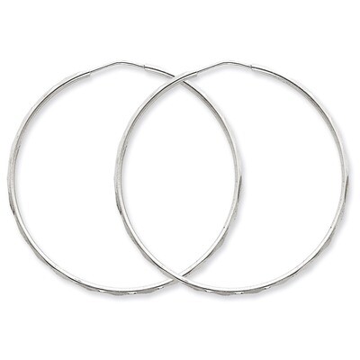 Hoop Earrings Sterling Silver QE4659, MPN: QE4659, 883957932699