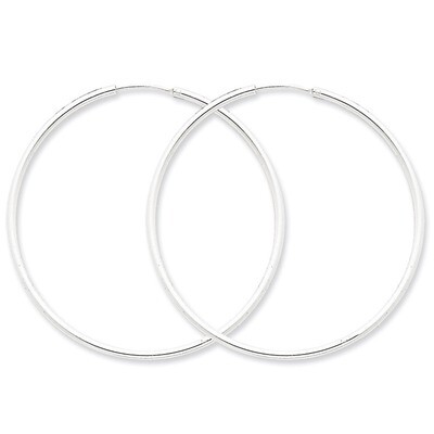 Hoop Earrings Sterling Silver QE4642, MPN: QE4642, 883957932521