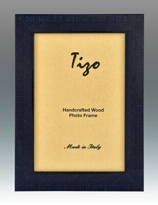 Tizo Blue Lovers Wood Picture Frame 4 x 6 Inch, MPN: BIA20BL-46,