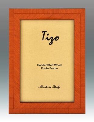 Tizo Orange Lovers Wood Picture Frame 5 x 7 Inch, MPN: BIA20OR-57,