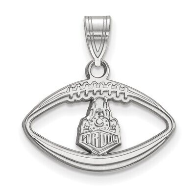 Purdue Pendant in Football Sterling Silver SS053PU, MPN: SS053PU, 886774696058