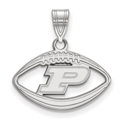 Purdue Pendant in Football Sterling Silver SS018PU, MPN: SS018PU, 886774696003